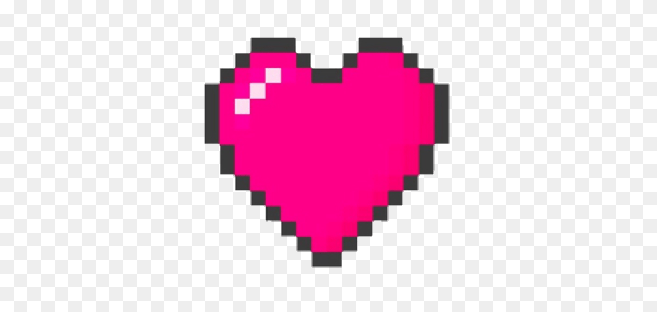 Pixels Heart Kawaii Cute Japan Kpop 8 Bit Heart, Purple, Dynamite, Weapon Png