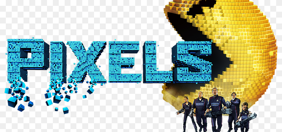Pixels Movie Logo, Person Free Png Download
