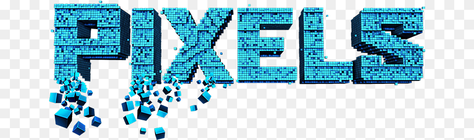 Pixels Movie Logo Transparent Pixels Movie Logo, Brick, Architecture, Building Free Png