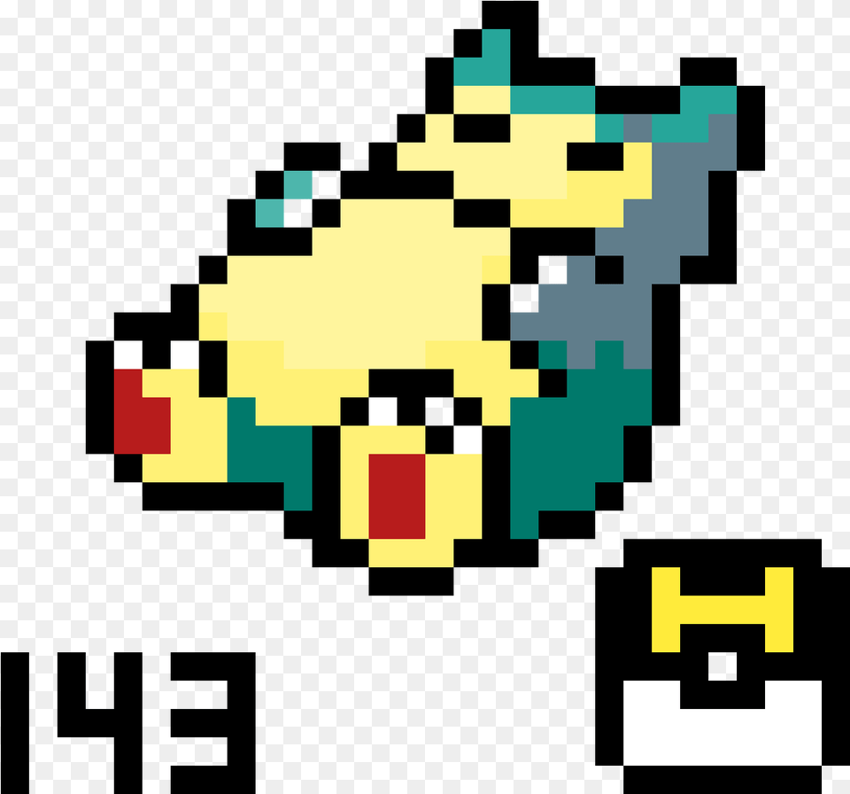 Pixilart 143 Snorlax By Goldenboy007 Pixel Art Pokemon Snorlax Free Transparent Png