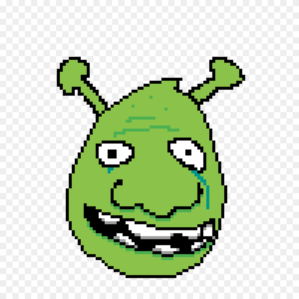 Pixilart, Green, Face, Head, Person Png Image