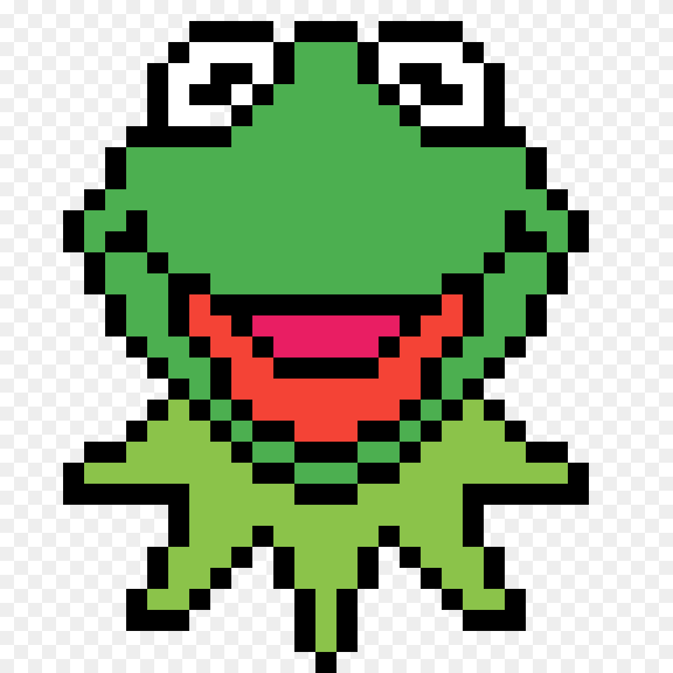 Pixilart, Green, Amphibian, Animal, Frog Free Transparent Png