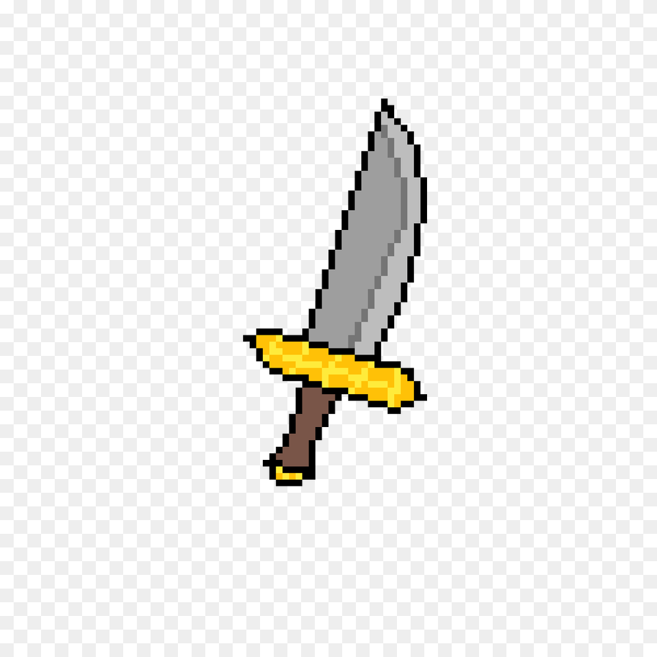 Pixilart, Blade, Dagger, Knife, Sword Free Transparent Png