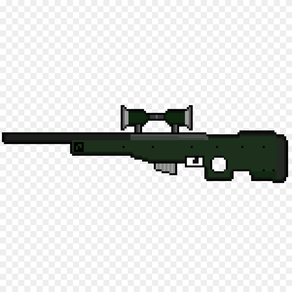 Pixilart, Firearm, Gun, Rifle, Weapon Free Png Download