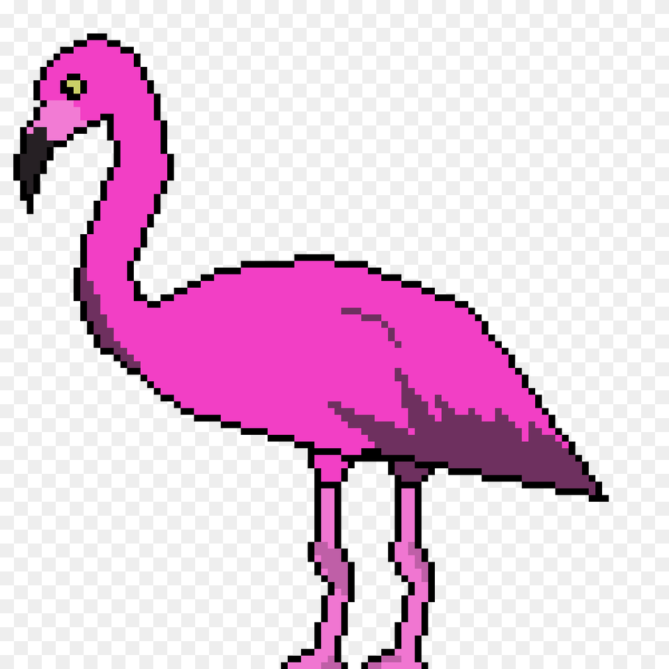 Pixilart, Animal, Bird, Flamingo, Crane Bird Png