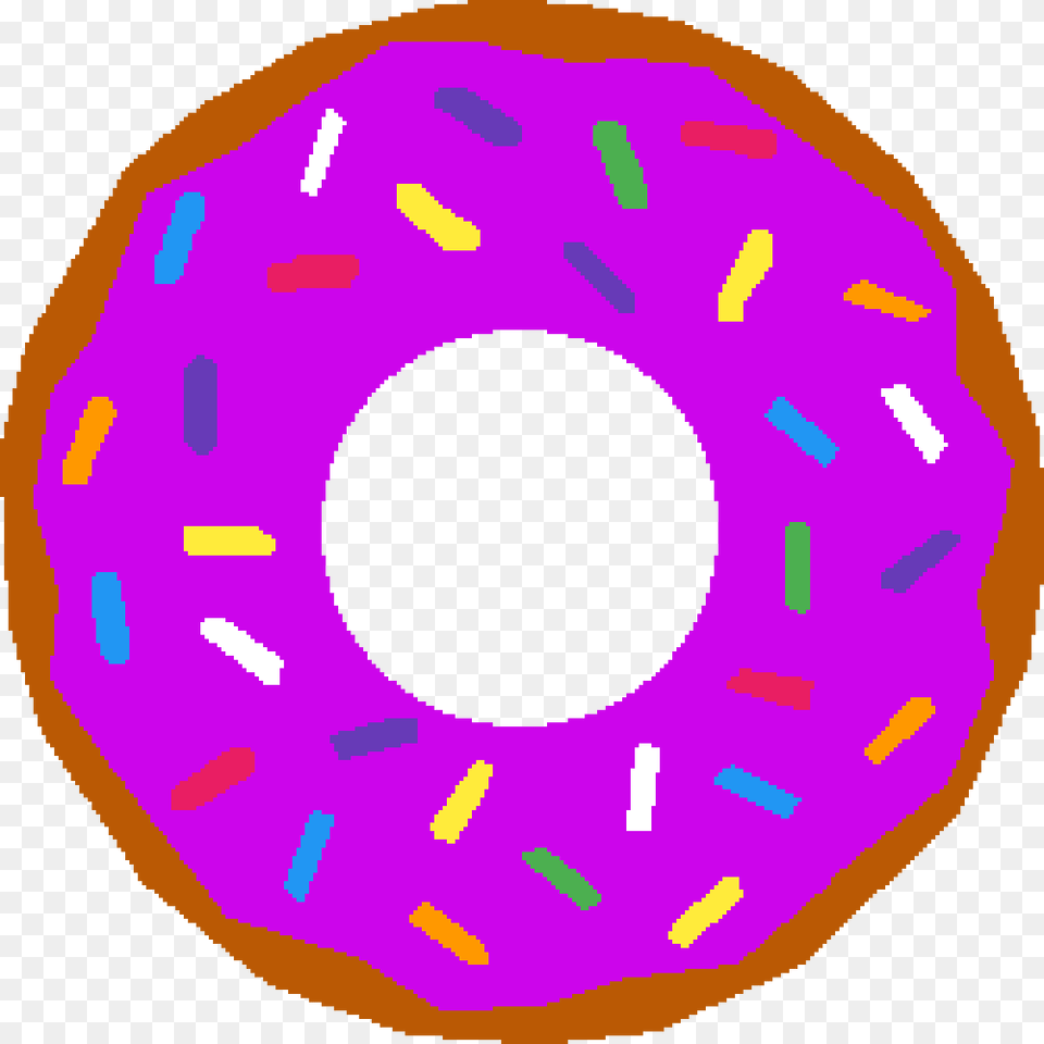 Pixilart, Food, Sweets, Donut Free Png Download