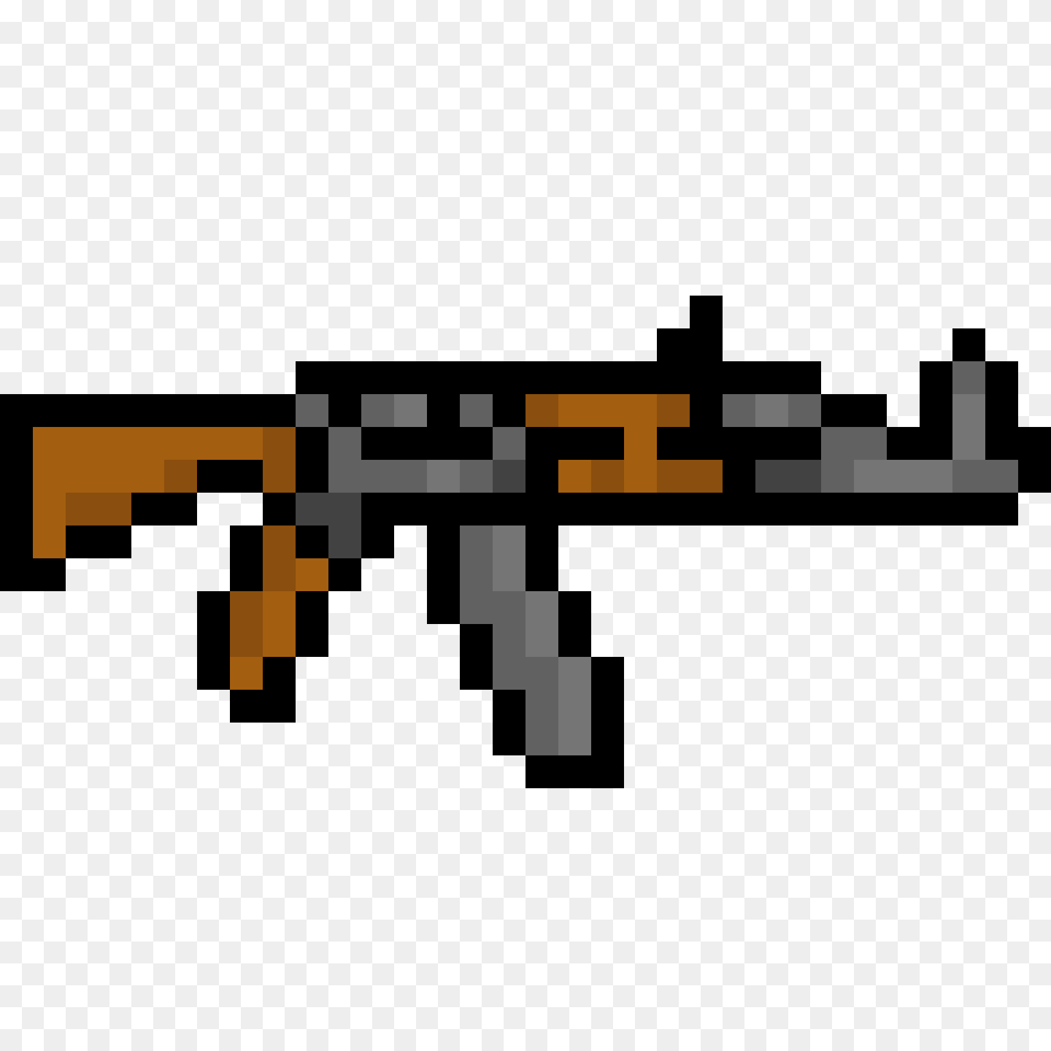 Pixilart, Firearm, Gun, Rifle, Weapon Png