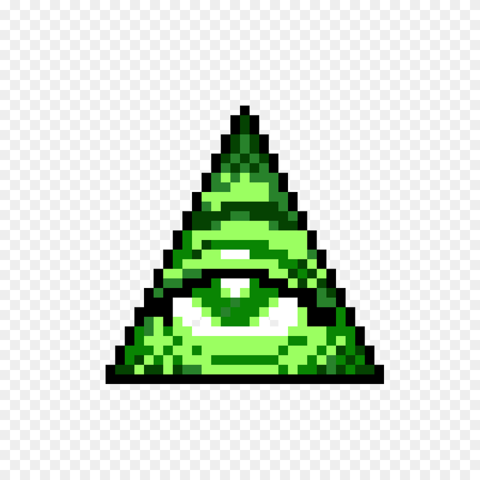 Pixilart, Green, Triangle Png Image