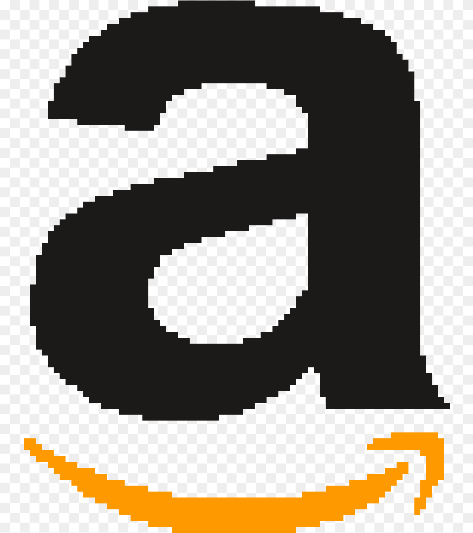 Pixilart Amazon Logo By Unnamedracing Dot, Text, Clothing, Hat, Electronics Free Transparent Png