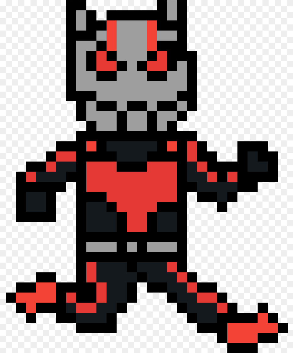 Pixilart Ant Man Run I By Pixellord12 Ant Man Animated Gif, Robot Png Image