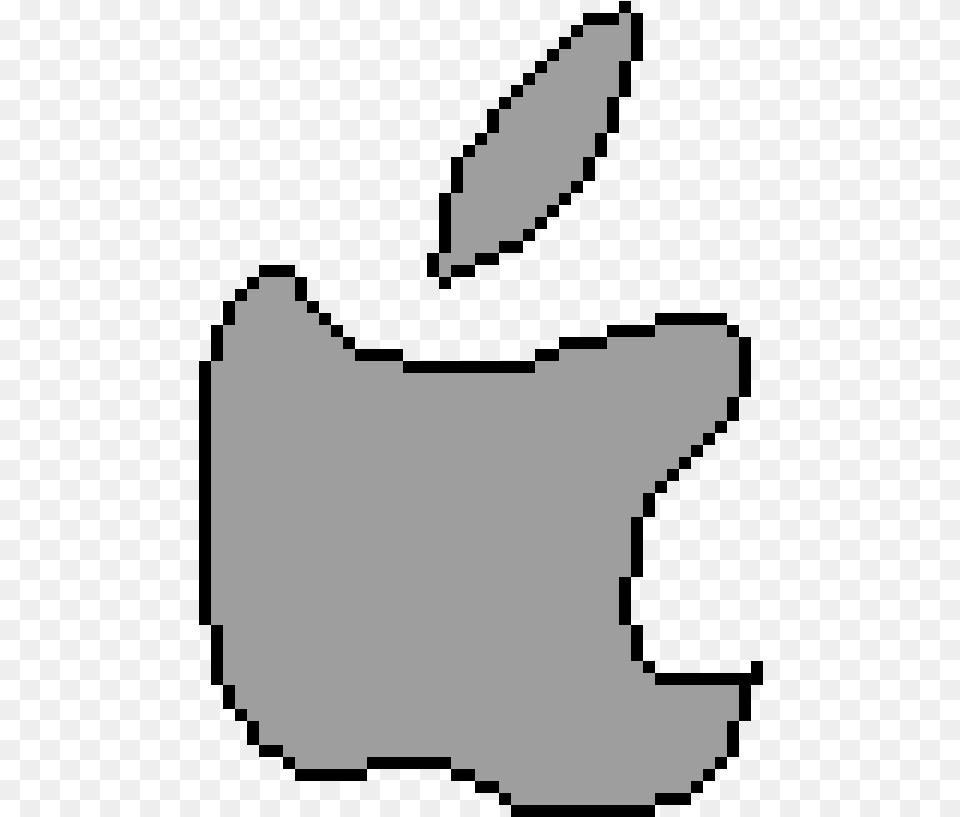 Pixilart Apple Logo 3 By Oscarng Apple Free Png