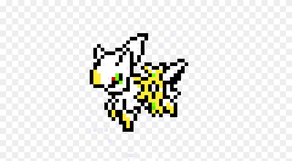 Pixilart Arceus Pokemon Pixel Art By Anonymous Dot, Graphics, Qr Code Png