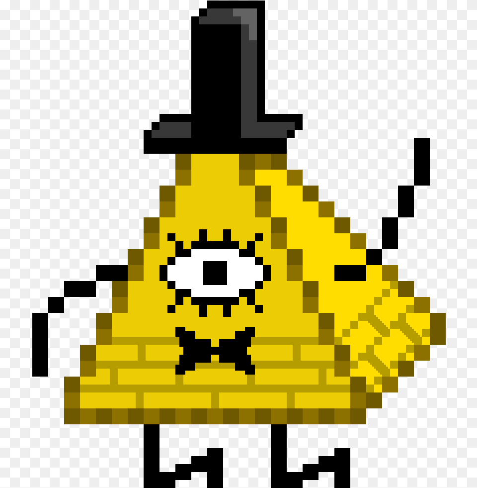 Pixilart Bill Cipher By Felixisfun Rivals Of Aether Idle Animations, Triangle Png