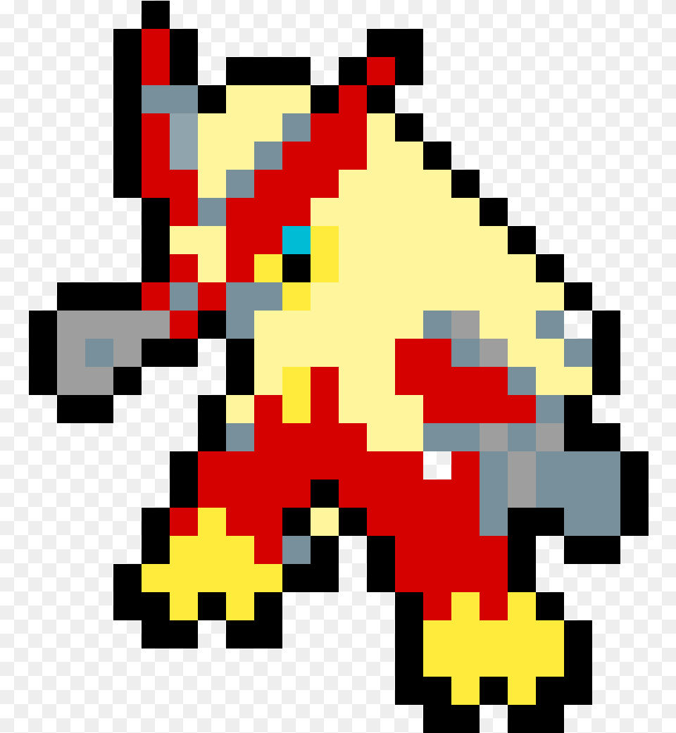 Pixilart Blaziken By Tubularturtle Pixel Art Pokemon Blaziken, First Aid Free Transparent Png