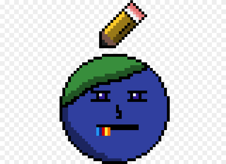 Pixilart Blueberry Man By Turtle2 Dot Png Image