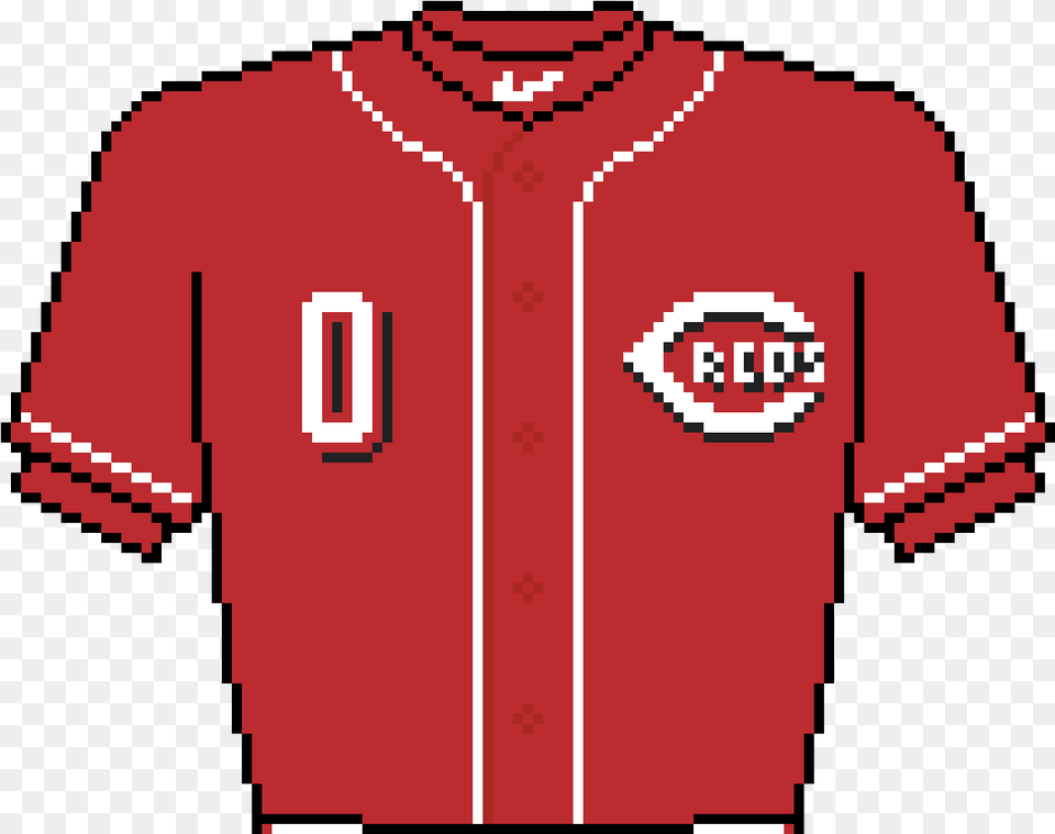 Pixilart Cincinnati Reds By Yaboicheese Pixilart, Clothing, Shirt, Jersey Free Transparent Png