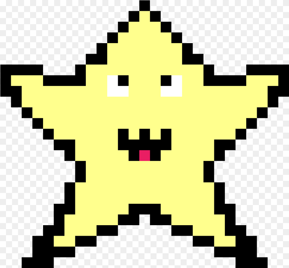 Pixilart Derp Star Thetypicalal Mario Star Pixel Art, Star Symbol, Symbol, First Aid Free Png Download