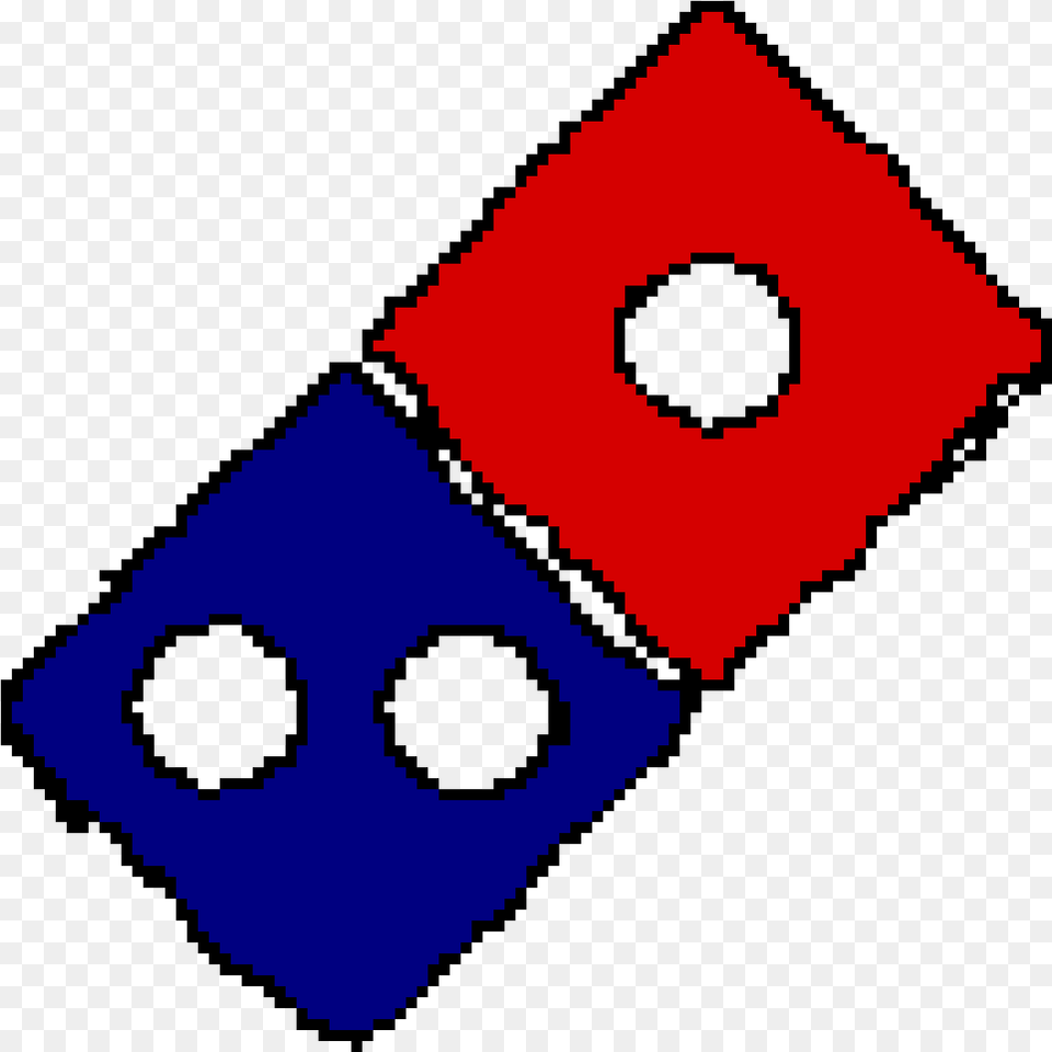 Pixilart Dominos Pizza Logo By Chunk Hearts, Person, Face, Head, Game Free Png