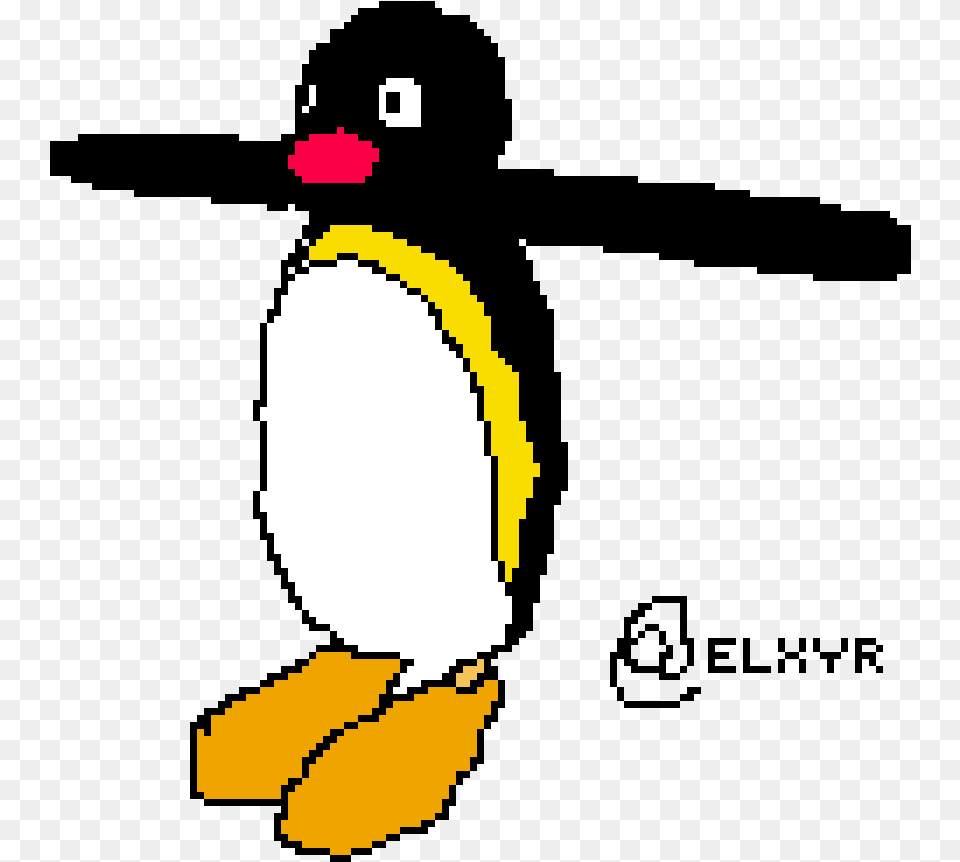 Pixilart Dot, Animal, Bird, Penguin, King Penguin Png