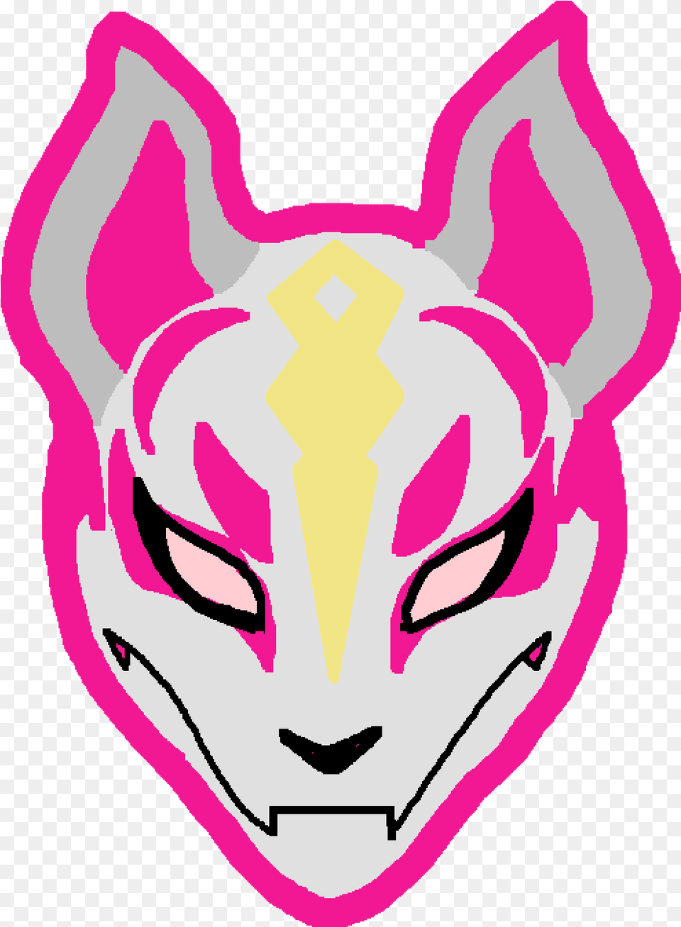 Pixilart Drift Mask Drift Mask Drift Mask Fortnite, Baby, Person, Face, Head Free Transparent Png