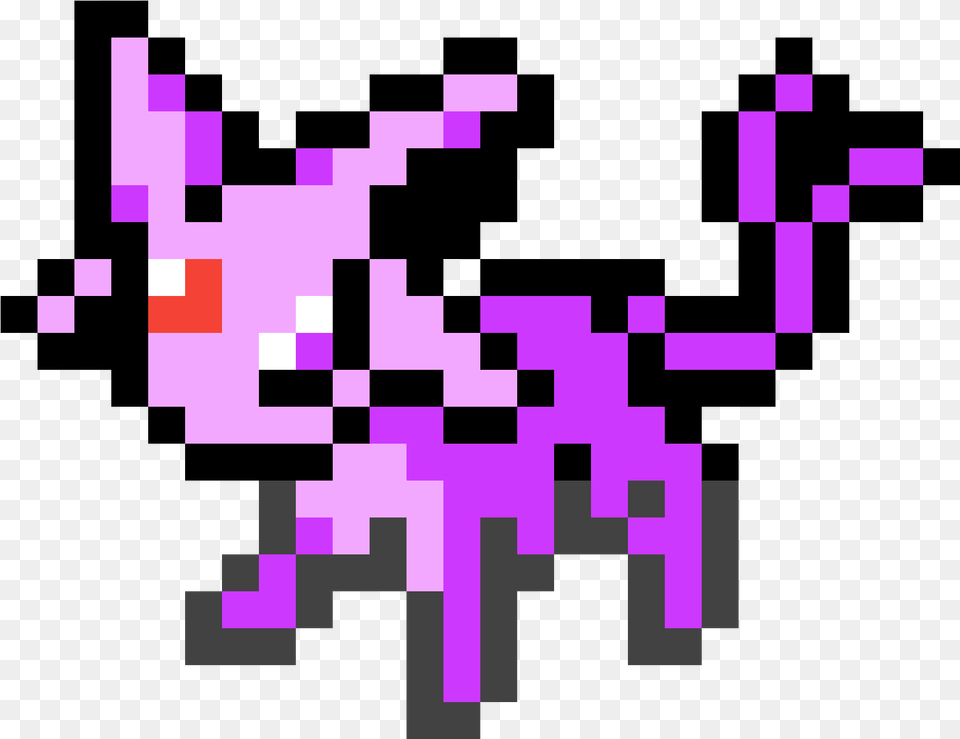 Pixilart Espeon By Arrowjolteon Pixel Art Pokemon Espeon, Purple, Graphics Png Image