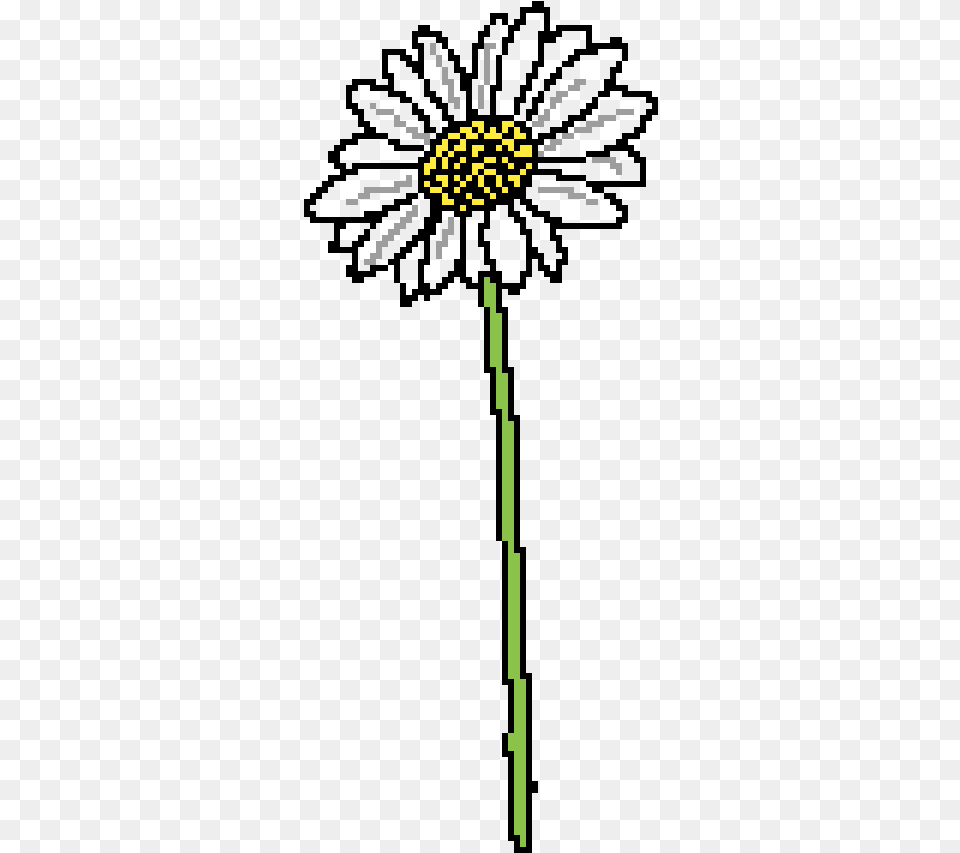 Pixilart Flower Emoji By Babaj Emoji Clipart Full Size Oxeye Daisy, Plant, Anther, Cross, Symbol Png