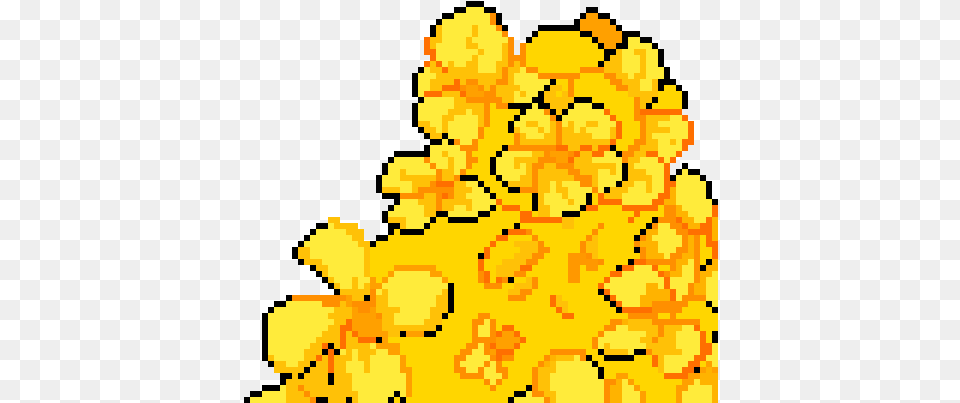 Pixilart Flowey The Flower By Starnight Undertale Golden Flowers, Person, Food, Pattern, Popcorn Png