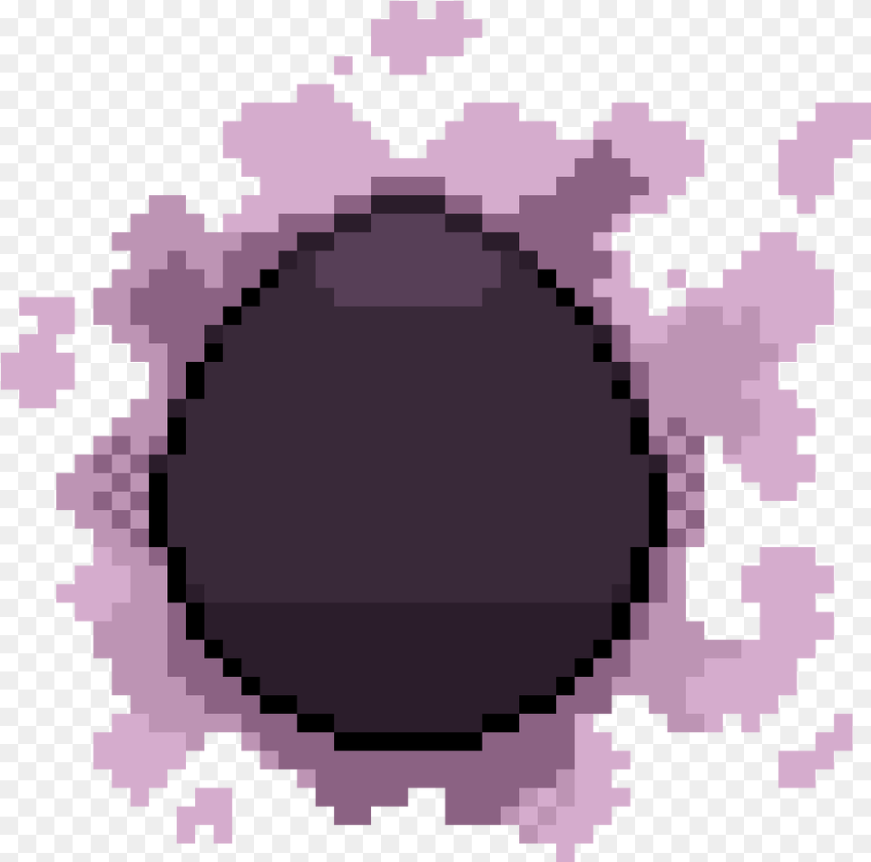 Pixilart Gastly Custom Egg By Osheta Pixel Art, Purple, Qr Code, Flower, Plant Free Png