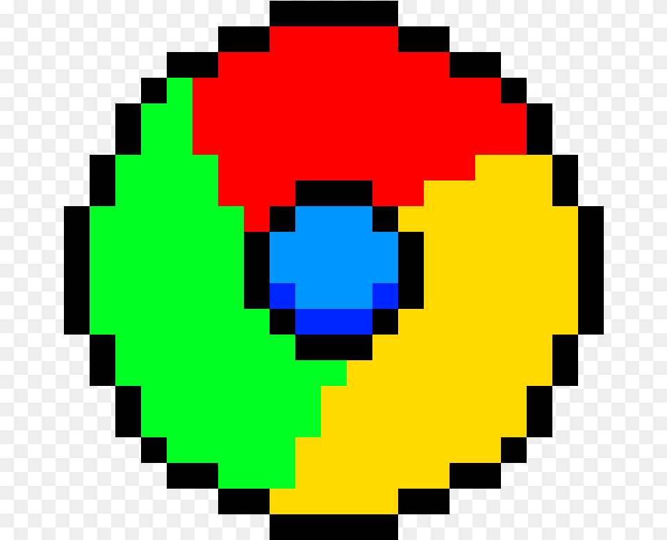 Pixilart Google Chrome Logo By Insano Transparent Pixel Cute, First Aid Free Png