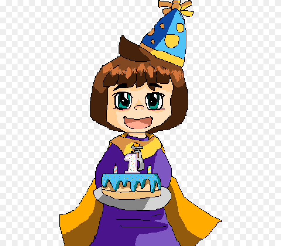 Pixilart Hat Kid Early Birthday Wishes By Karizecutie Cartoon, Person, People, Clothing, Baby Png