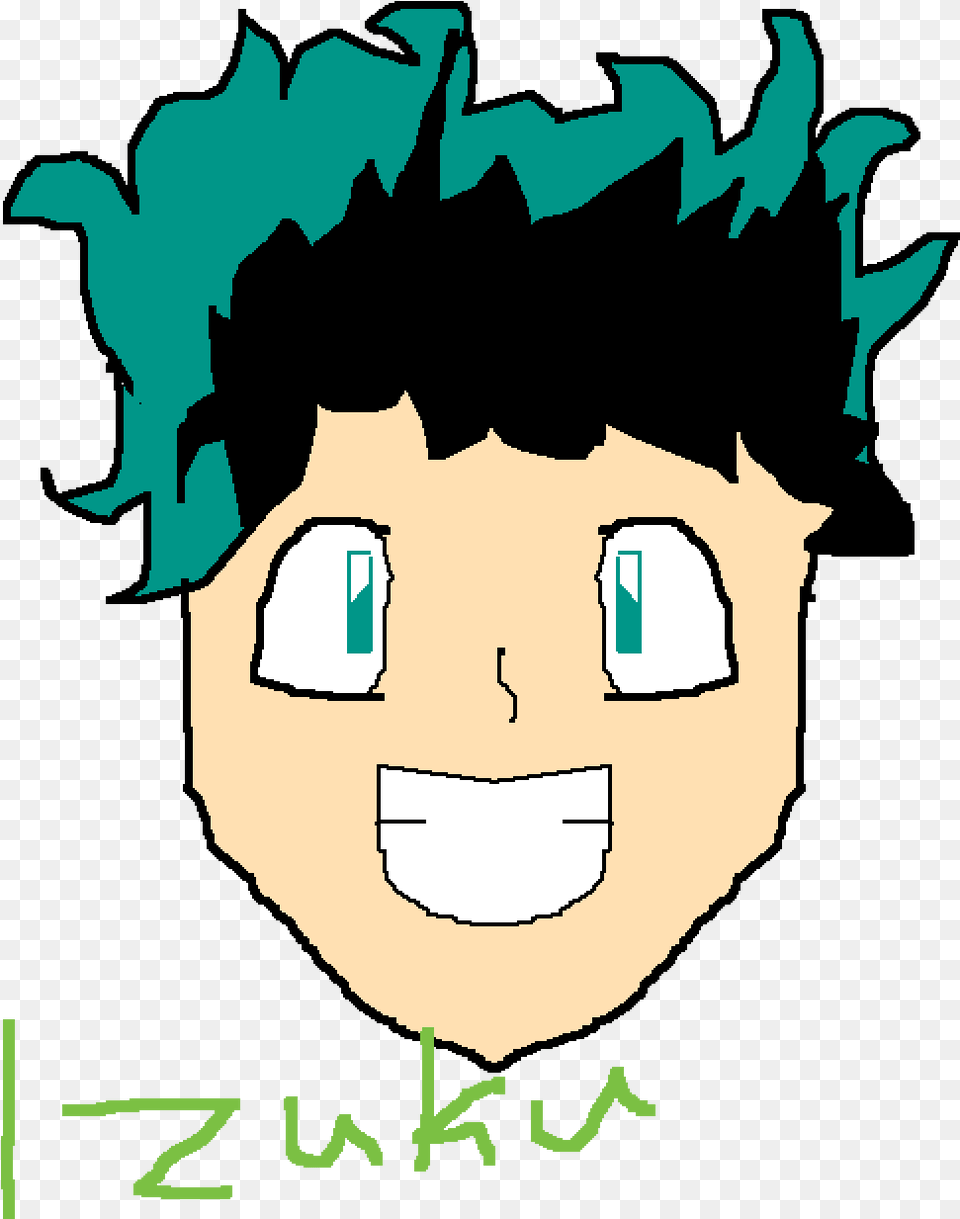 Pixilart Izuku Midoriya By Thenarutoninja Cartoon, Baby, Face, Head, Person Free Transparent Png