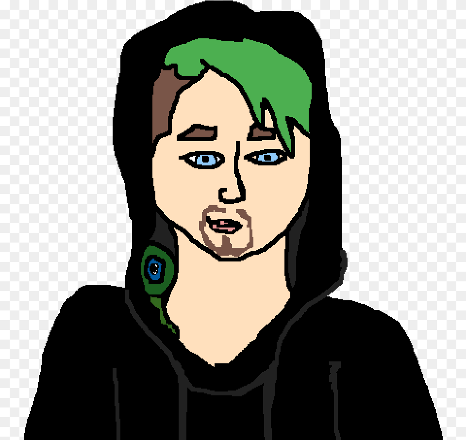 Pixilart Jacksepticeye By Ajartist Illustration, Face, Head, Person, Photography Png