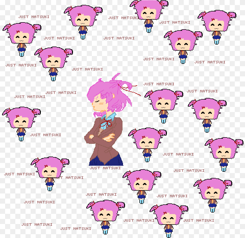 Pixilart Just Natsuki By Thetryhardartis For Adult, Food, Ice Cream, Cream, Dessert Png Image