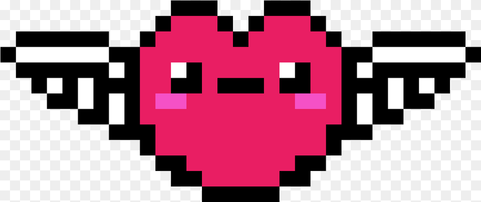 Pixilart Kawaii Heart By Anonymous, First Aid, Purple Png
