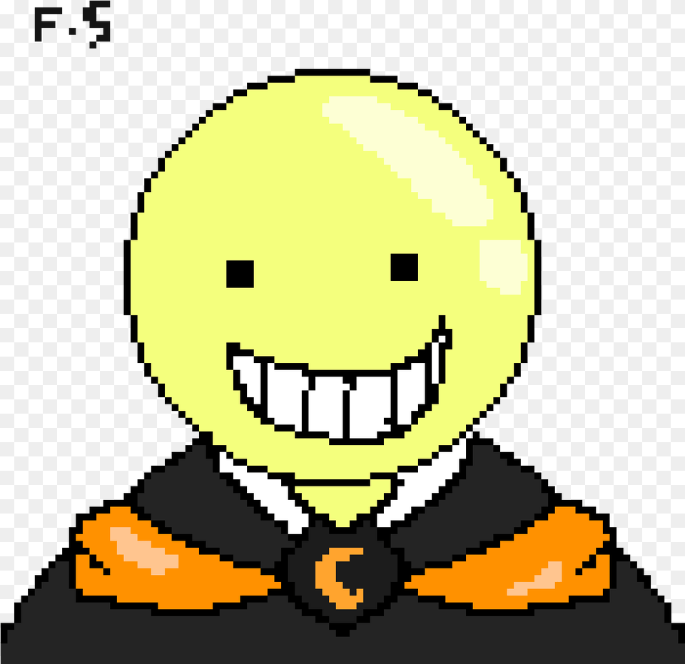 Pixilart Korosensei From Assassination Classroom By Pixelated Circle, Accessories, Formal Wear, Tie, Baby Png
