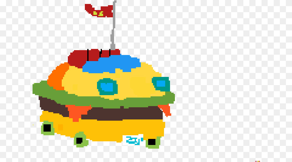 Pixilart Krabby Patty Car By Anonymous Krabby Patty Pixel Art Free Transparent Png