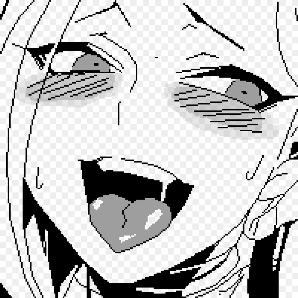 Pixilart More Ahegao By Illuminatiwhale Scrlght Throw That Back Like A Cadillac, Clothing, Hat Png Image