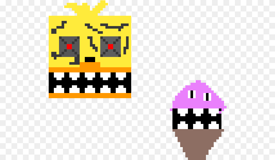 Pixilart Nightmare Chica By Askthebadguy Dot, Scoreboard Png Image