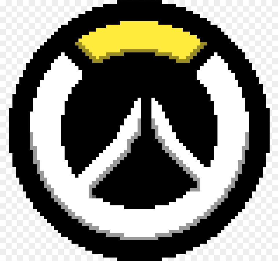 Pixilart Overwatch Logo By Lunarimmortals Globe Arrow Spinning Gif, Symbol Free Png Download