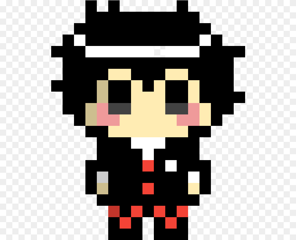 Pixilart Persona 5 Joker By Anonymous Joker Persona 5 Pixel Art, First Aid Png Image