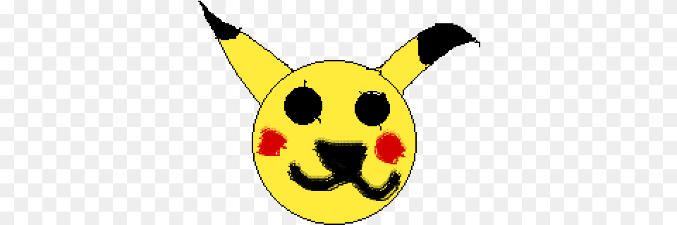 Pixilart Pikachu Head By Pikapokeplays Dot, Person, Face Free Png