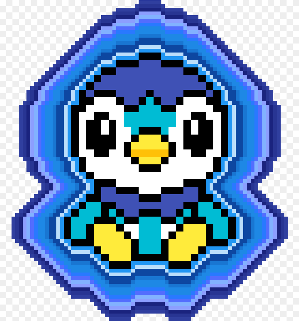 Pixilart Piplup By Materorem Hama Perler Beads Pokemon, Qr Code Png Image