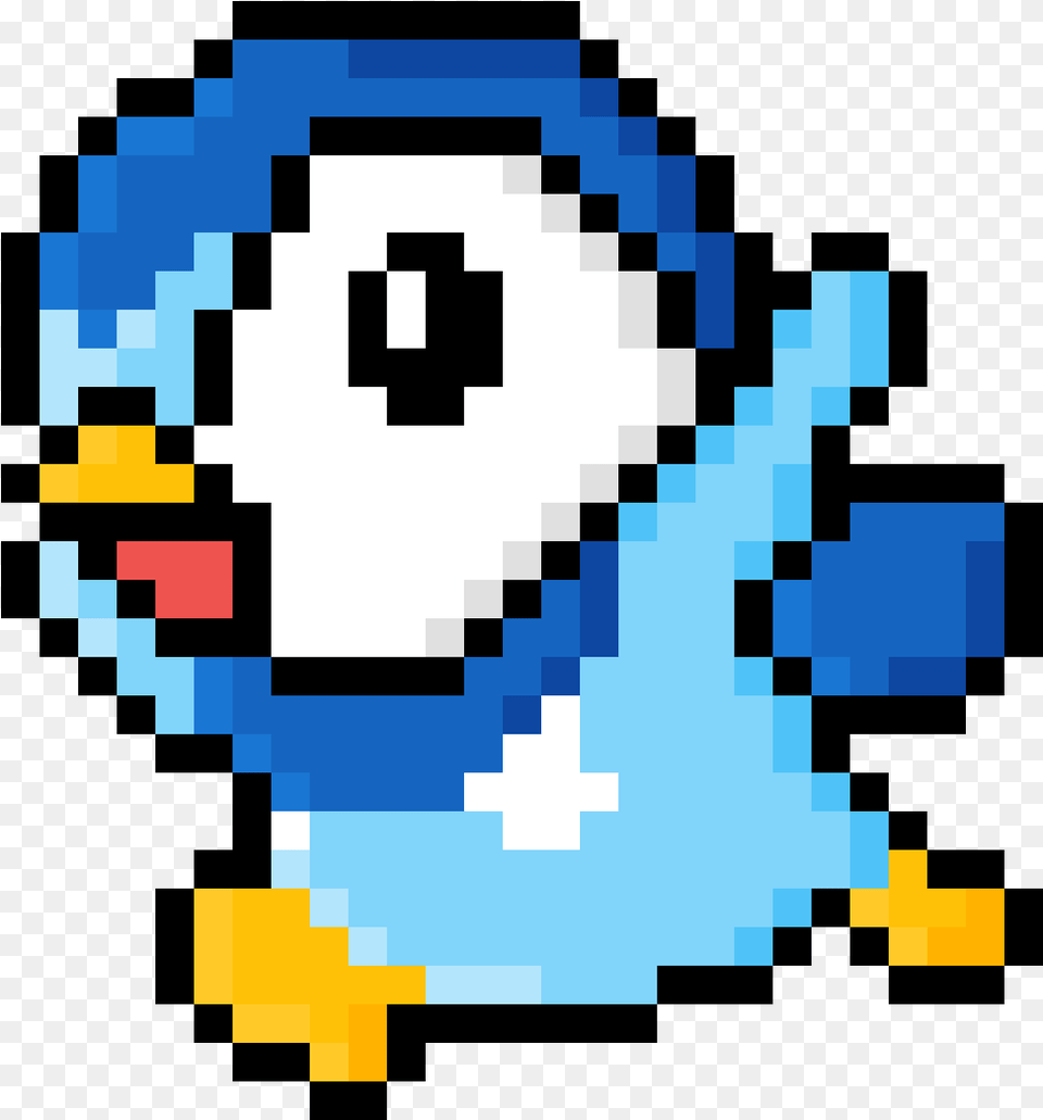 Pixilart Piplup By Scowgirl04 Piplup Pokemon Pixel Art, Animal, Bird, Jay, Outdoors Free Transparent Png