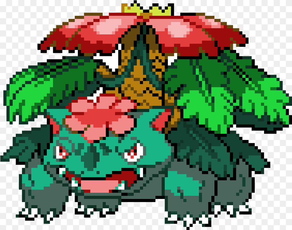 Pixilart Pixel Art Pokemon Mega Venusaur, Dragon, Chess, Game Png