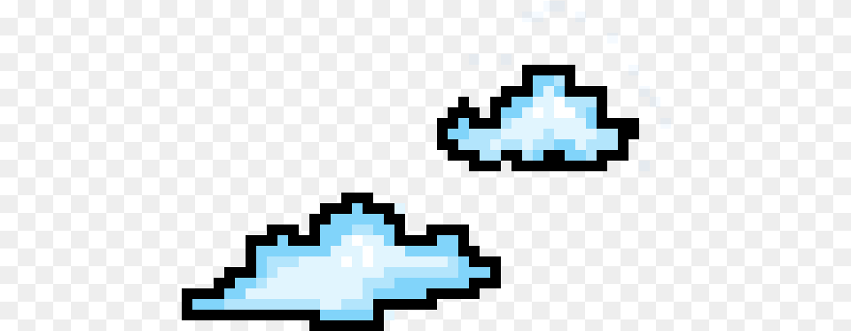 Pixilart Pixel Clouds By Anonymous Clouds Pixel Clip Art, Nature, Outdoors, First Aid Free Png Download