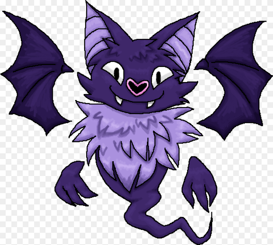 Pixilart Pokemon Fusion Haunter And Swoobat By Haunter And Swoobat Fusion, Baby, Person, Dragon Free Png Download