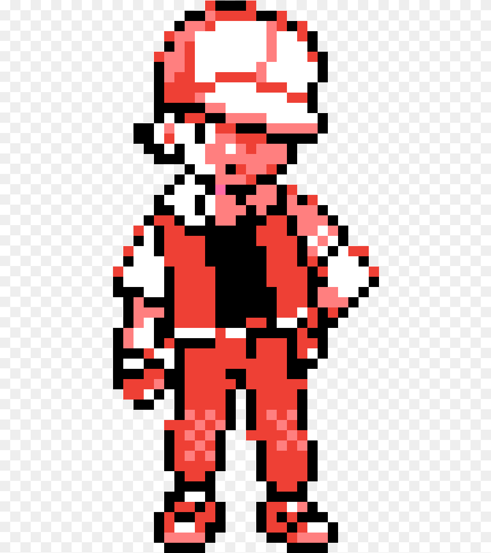 Pixilart Pokemon Trainer Red Sprite, First Aid Png