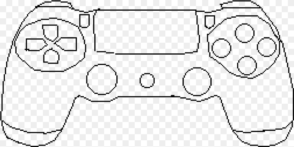 Pixilart Ps4 Drawing Line Art, Gray Free Transparent Png