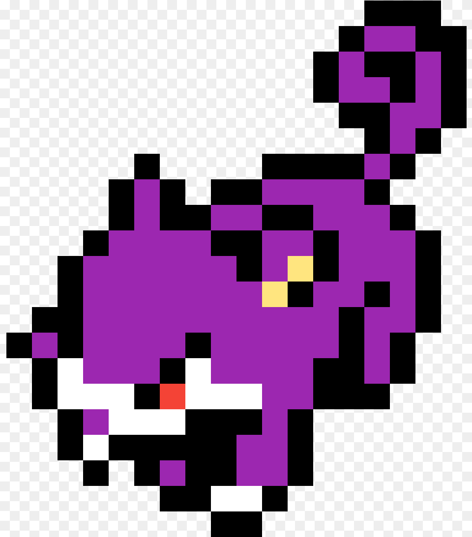Pixilart Rattata By Anonymous Pixel Art Pokemon Rattata, Purple, First Aid Free Transparent Png