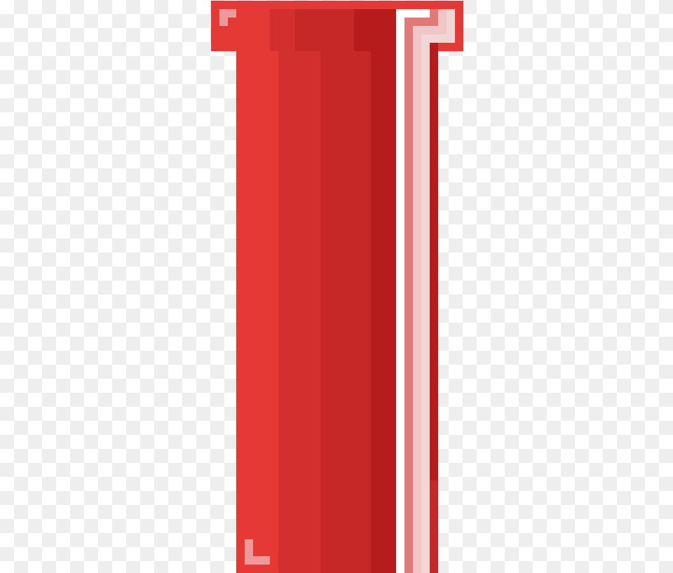 Pixilart Red Pipe By Flappy Bird Pipe Png